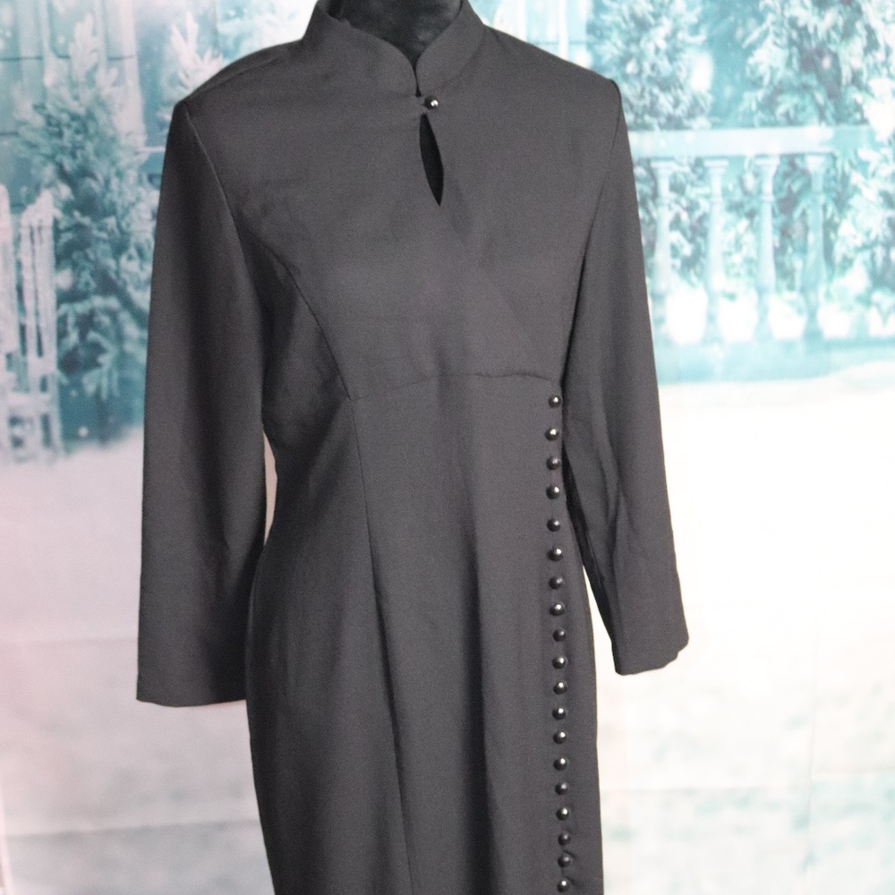 Black Asian Inspired Dress